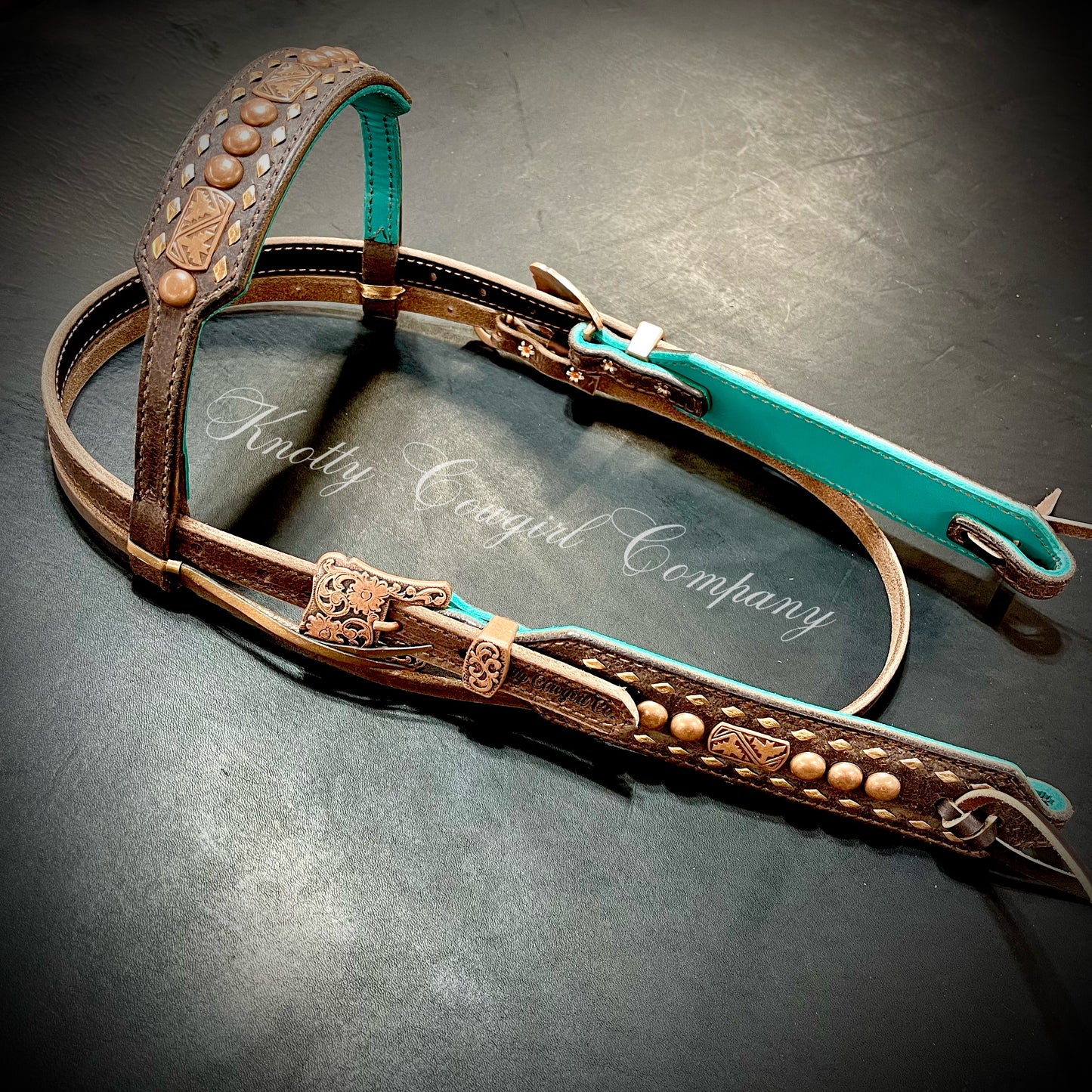 All Things Copper Headstall/Breast Collar