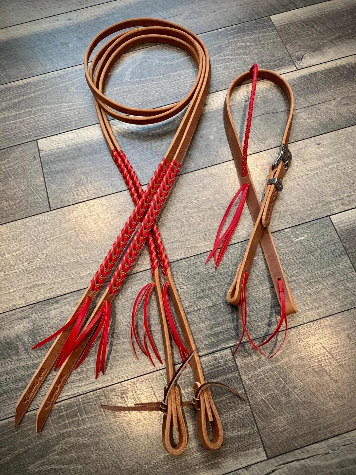 Laced Split Reins